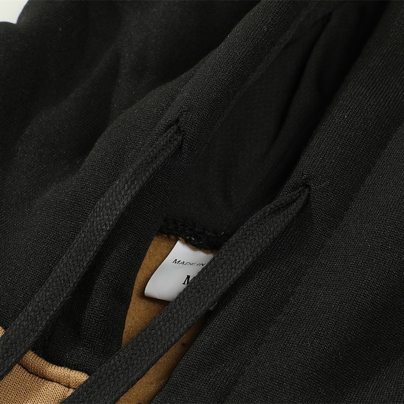 Pánské Kapuce Mikina se zipem na čtvrtletí Černá Velbloudí Tmavě šedá Kapuce Barevné bloky Slátanina Kapsy Čtvrtletní zip Sporty a outdoor Denní Dovolená Polyester Šik ven Základní Na běžné nošení 2025 - $22.99 –P11