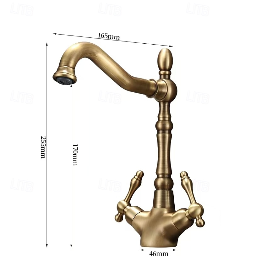 Vaskekran for baderom - Foss galvanisert Centersat Enkelt Håndtak Et HullBath Taps 2025 - $153.99 –P1