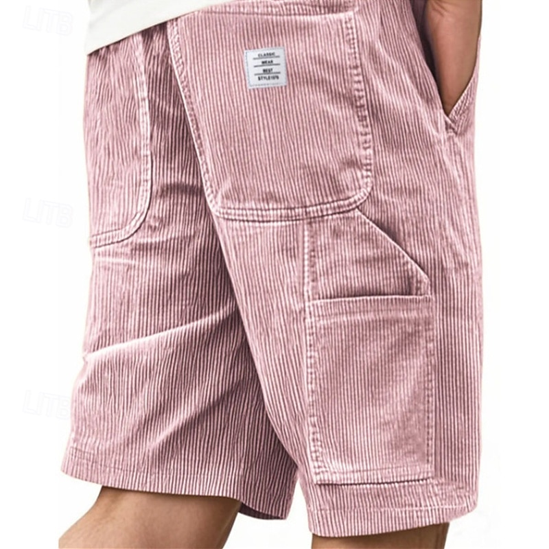 Per uomo Shorts Pantaloncini Estivi Pantaloncini casual Pantaloncini di velluto a coste Tasca Elastico in vita Coulisse Semplice Comodità Traspirante Corto All'aperto Vacanza Canotta sportiva Casual del 2025 a $21.99 –P10