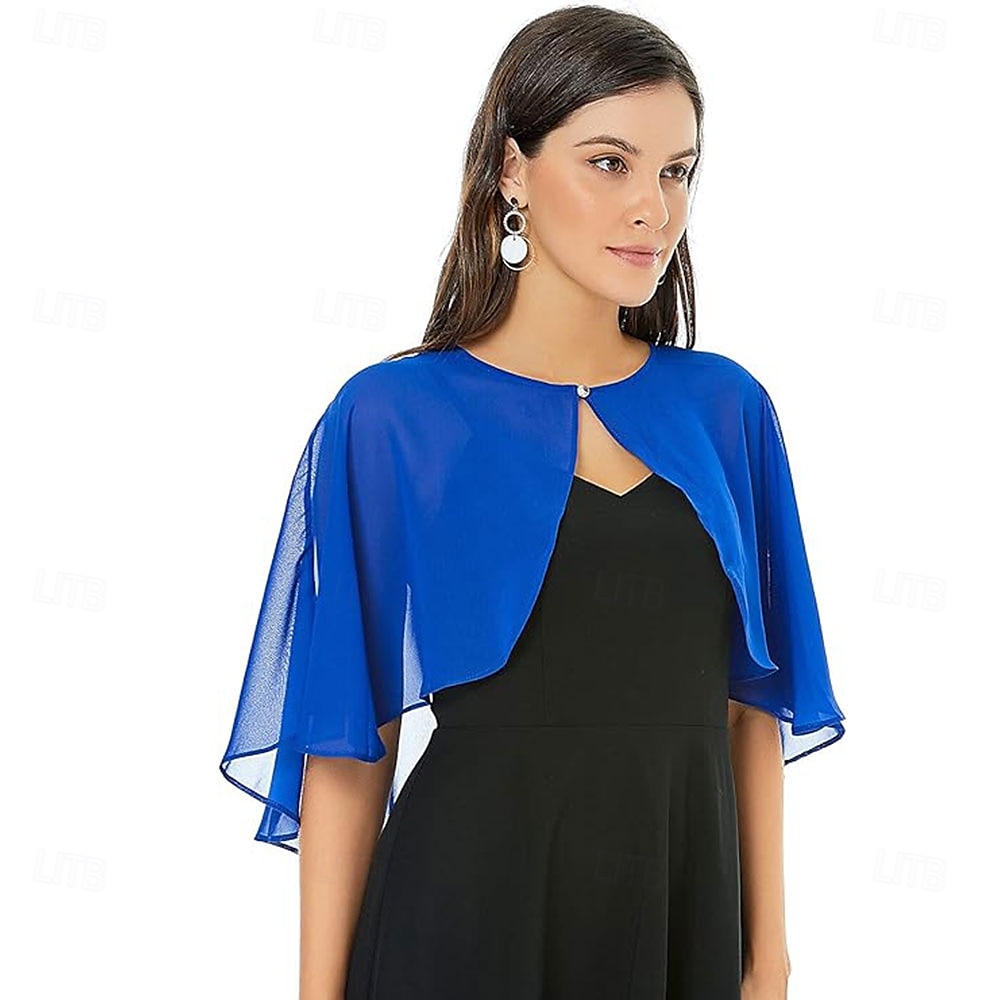 Shawl and Wraps for Evening Dress Chiffon Shawls Wedding Shrug Guest Bridesmaid Cape Scarves for Womens 2025 - $14.99 –P11