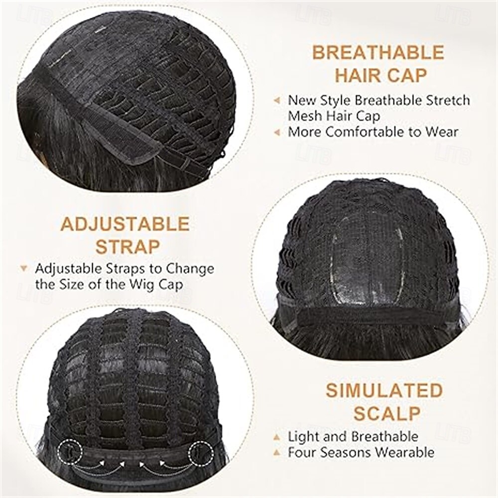 roze pruiken kort golvend haar pastel bob pruik met pony schouderlang synthetisch haar voor vrouwen meisje kleurrijke cosplay pruik synthetische hittebestendige vezel voor dagelijks gebruik op 2026 - $23.99 –P6