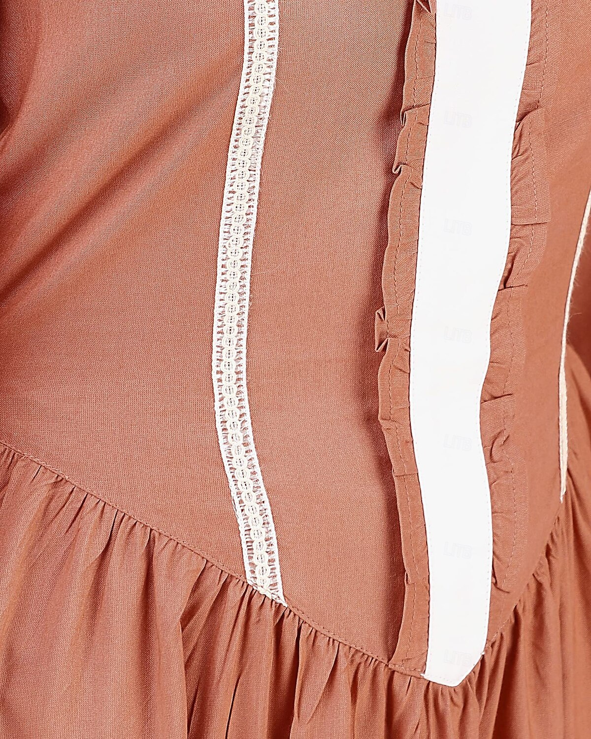 A 250-a aniversare a SUA secolul al 19-lea Anii 1800 Rochie de prerie Fata de la tara Fata Pionier Colonial Pionier Războiul Revoluționar Costume de fancy Pentru femei Halloween Carnaval 4 iulie 2026 - $42.99 –P6