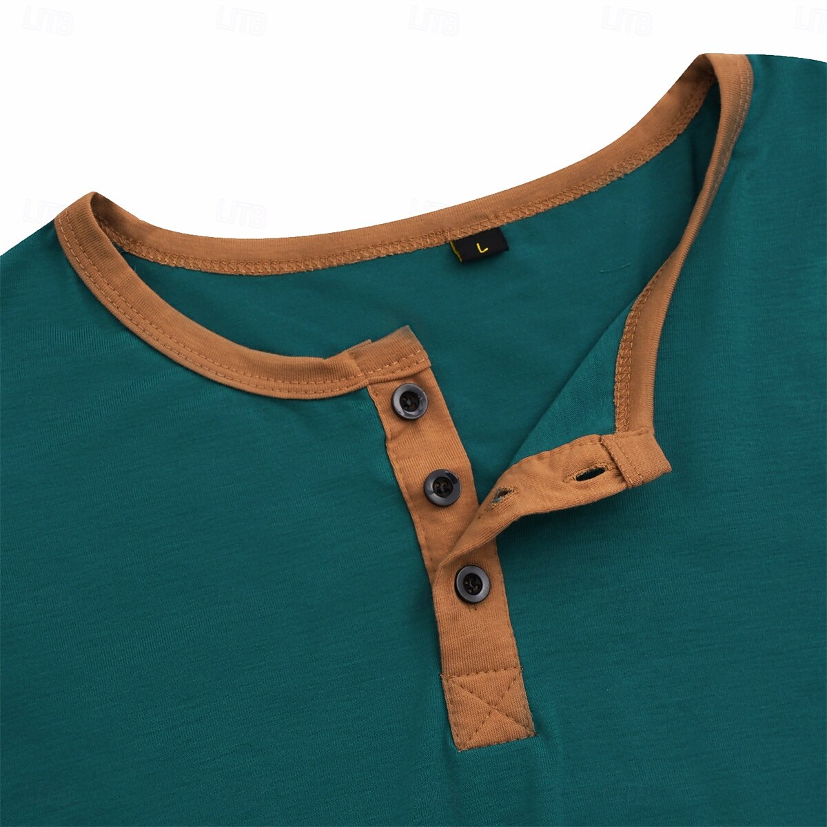 Men's Henley Shirt Tee Top Cotton Blend T-Shirt Short Sleeve Plain Fashion Designer Basic Contrast Lace Henley Vacation Street Casual Summer All Seasons Purple Navy Blue Royal Blue Henley T-Shirt 2026 - $17.99 –P8