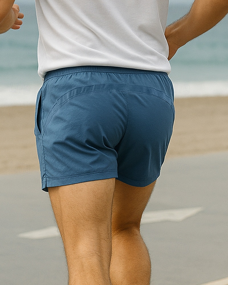 Homme Shorts de course Shorts d'entraînement Cordon de serrage Avec Poches Bas Salle de sport Athleisure Entraînement Été Séchage Rapide Respirant Entraînement en salle Extérieur Athlétique Coupe de 2026 ? $18.99 –P3
