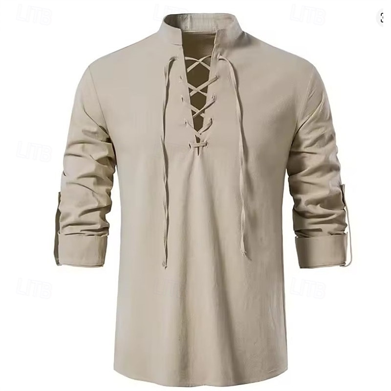 Ρετρό / Βίντατζ Μεσαίωνα Αναγέννησης Παντελόνια Σύνολα Ζώνη Μέσης Πειρατής Βίκινγκ Φανταχτερή Φόρεμα Ανδρικά Βίκινγκ Απόκριες Μασκάρεμα Επίδοση Μασκάρεμα LARP Ενηλίκων Πουκάμισο Παντελόνια Ζώνη 2026 - $90.99 –P8