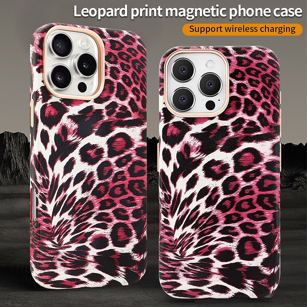 telefono Custodia Per iPhone 16 iPhone 15 Pro Max Copertura Posteriore Magnetico Resistente agli urti Retrò TPU Pelle PU del 2025 a $25.99 –P1