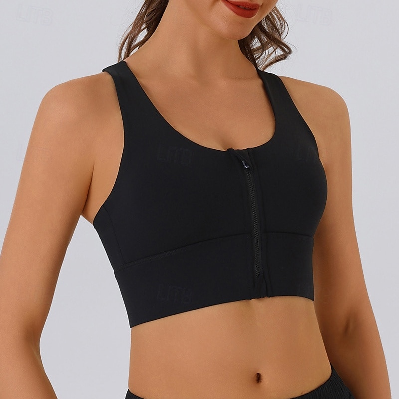 Per donna Reggiseno sportivo Intimo / Maglia Intima Supporti alti Traspirante Senza fili Imbottito Colore Solido / Tinta Unita Sport Abbigliamento sportivo Nero Blu Palestra Fitness Yoga del 2025 a $18.99 –P11
