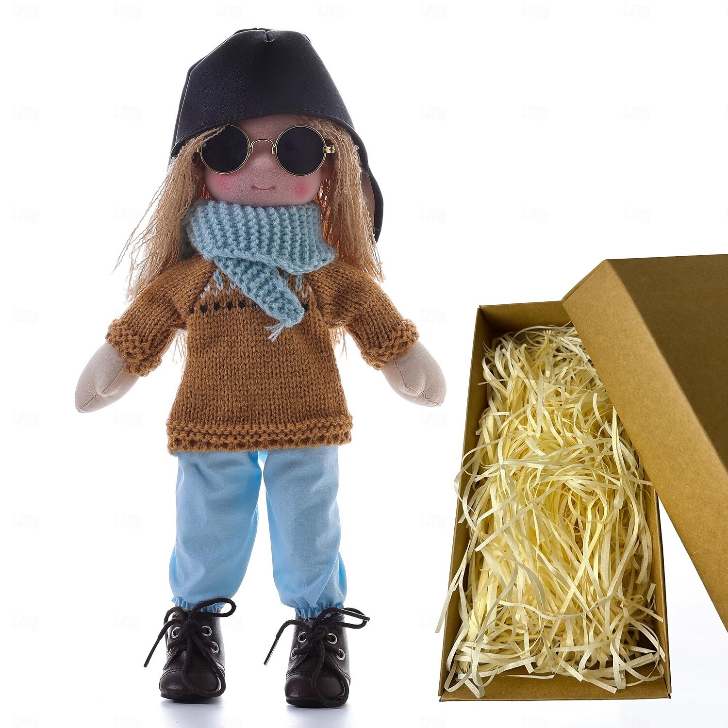 Waldorfpuppe, Künstlerpuppe, handgefertigt, Mini-Wechselpuppe, DIY-Puppe, Gr. Waldorf 2025 - $46.99 –P11