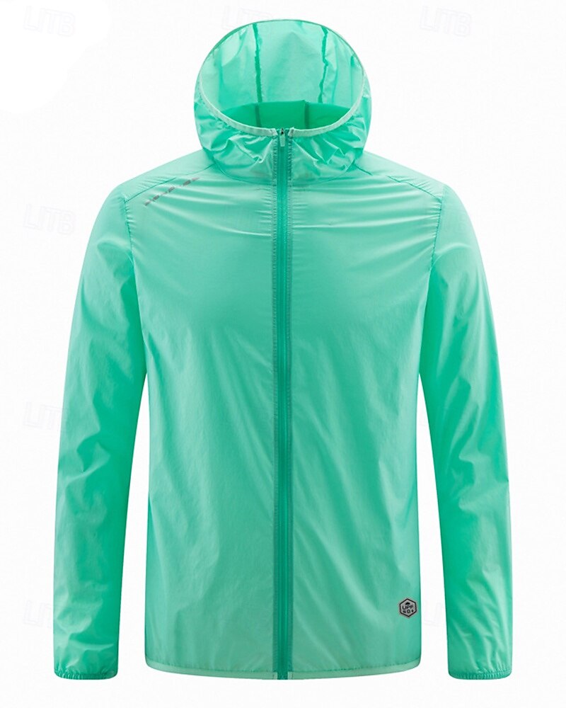 Femmes Veste de course Veste d'extérieur Veste à capuche Cordon de serrage Poche à Fermeture Éclair manche longue Top Athleisure Coupe-vent UPF 50+ Respirant Pêche Randonnée Course Tenue de sport de 2025 ? $16.79 –P7