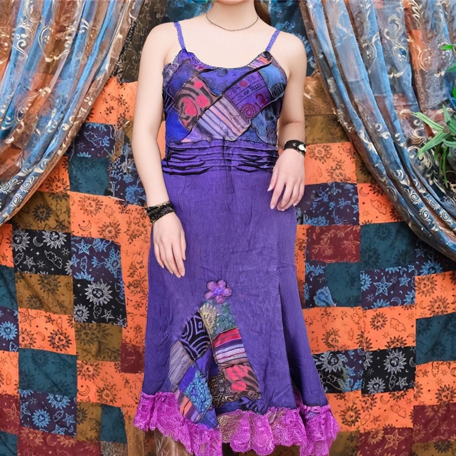 Boho Hosszú hossz Ruhák Női Mindszentek napja Álarcos mulatság Témakör Fesztivál Felnőttek Ruha Nyár 2025 - $139.99 –P5