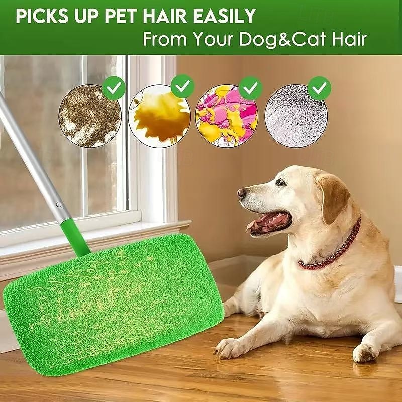 8pcs Washable Mop Replacement Pads for Flat Mops(Mop Not Included), Durable Reusable Mop Heads for Dry and Wet Use, Easy to Clean, Cleaning Supplies, Back to School Essentials 2025 - $11.99 –P5