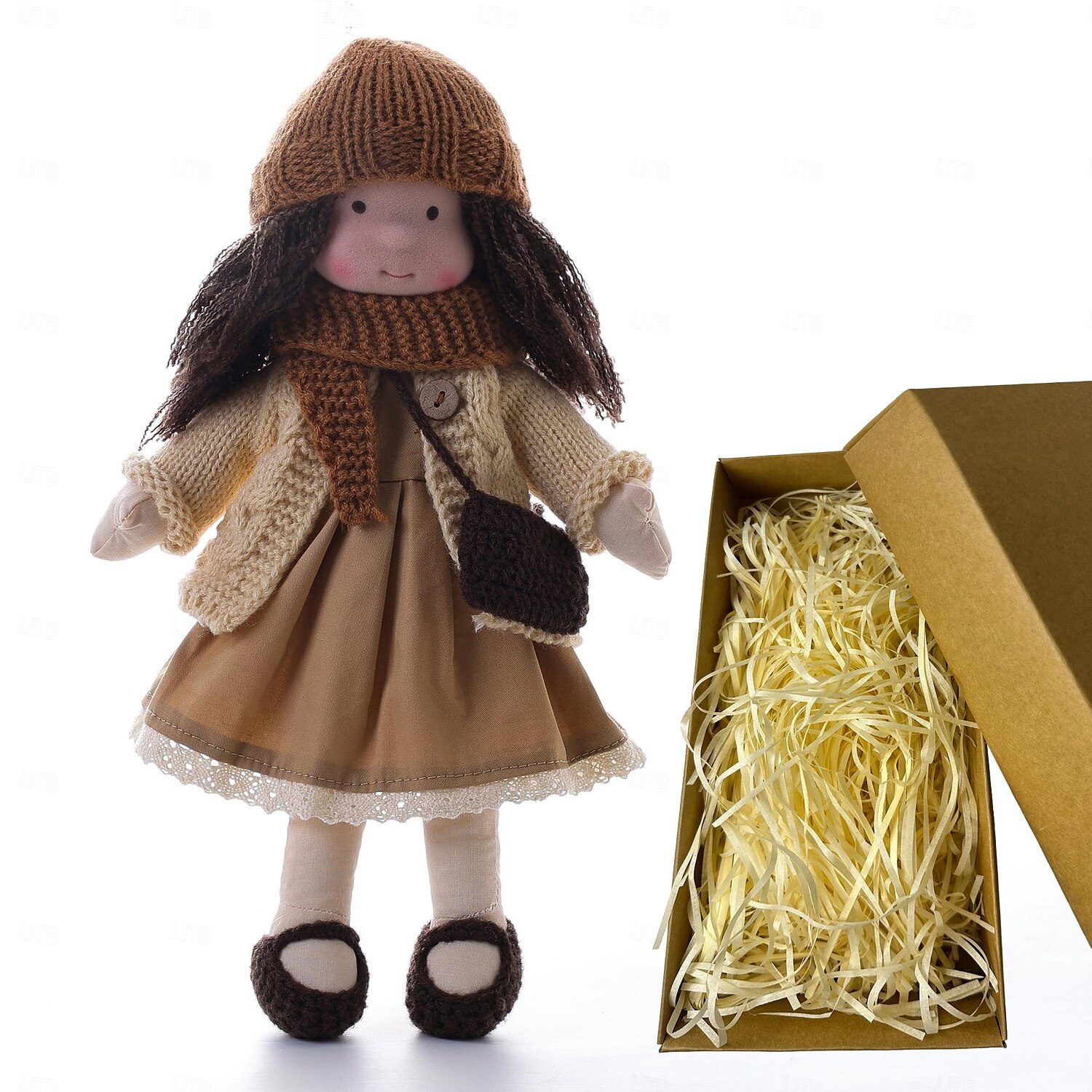 Waldorfpuppe, Künstlerpuppe, handgefertigt, Mini-Wechselpuppe, DIY-Puppe, Gr. Waldorf 2025 - $46.99 –P3