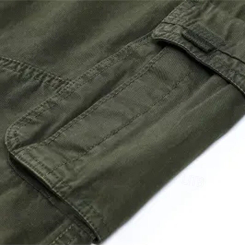 Homme Pantalons Cargo Pantalons Boutons Multi-poches Uni Portable Extérieur Quotidien Camping & Randonnée Mode Classique Noir Jaune de 2025 ? $32.99 –P6