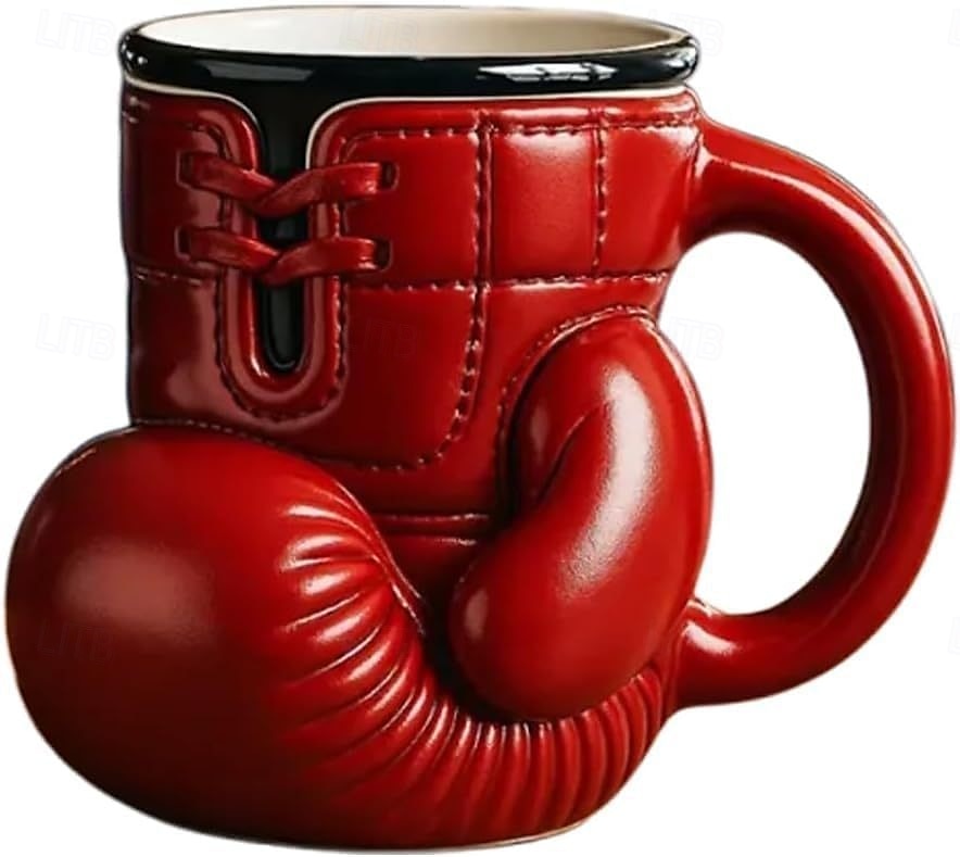 Boxing Glove Mug, Funny Resin Stainless Steel Coffee Cup for Home, Unique Boxer Gift for Men, Boxing Lovers Novelty Drinkware 2025 - $21.99 –P6