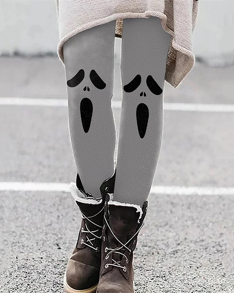 Per donna Pantaloni Leggings Streetwear Casual Lunghezza intera Vita Alta A Motivi Elastico in vita Stampato Traspirabilità Confortevole Elasticizzato Vacanza Streetwear Abbigliamento quotidiano del 2025 a $15.49 –P1