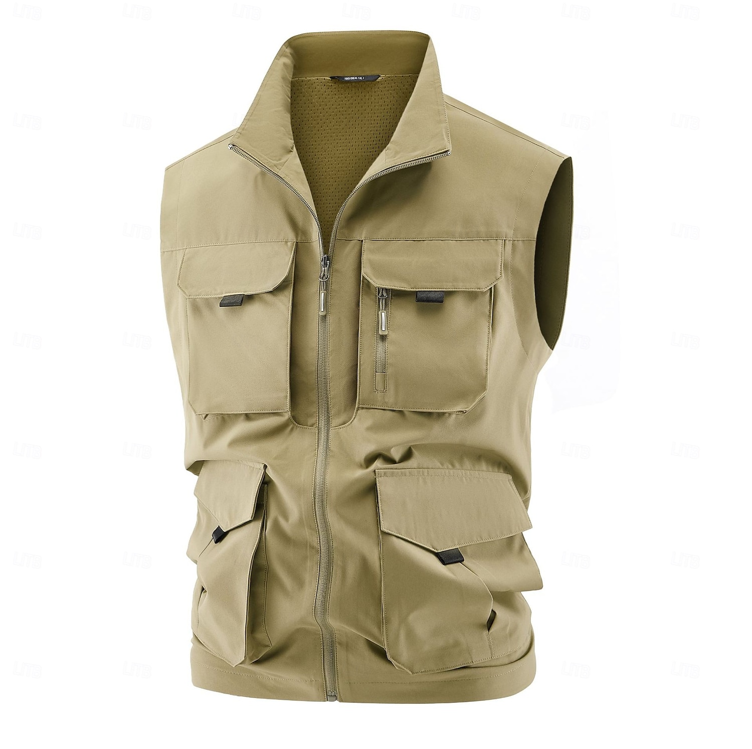Hombre Chaleco al aire libre Chaqueta táctica Deporte Pesca Acampada y Senderismo Activo Primavera Otoño Multi bolsillo Multicapa Poliéster Táctico Cremallera Negro Azul Marino Caqui Verde Ejército 2025 - $41.99 –P2