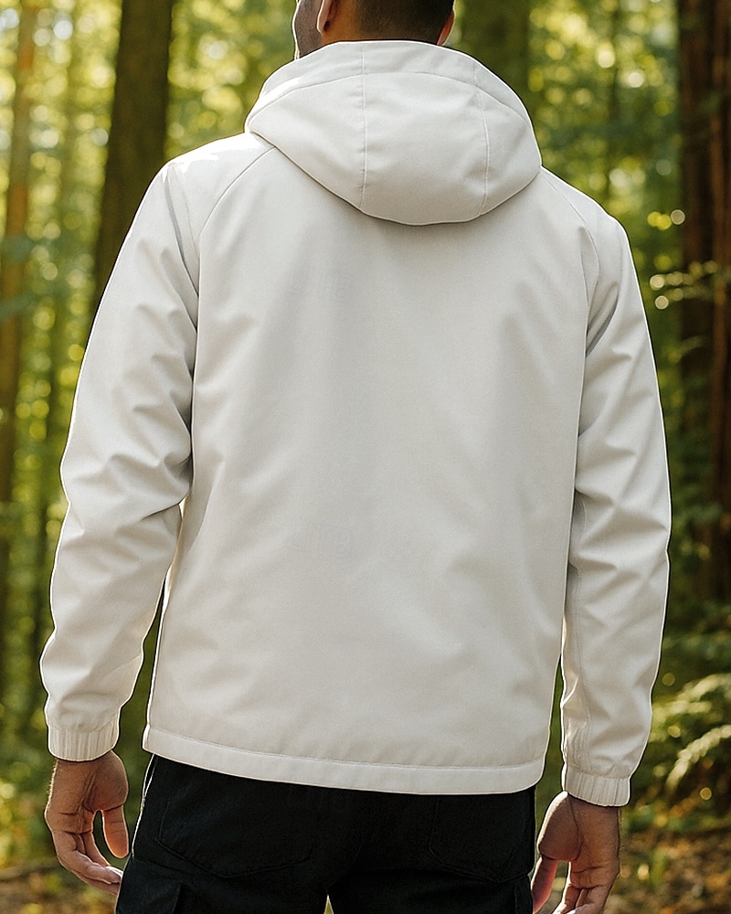 Homme Coupe-Vent Veste de randonnée Imperméable Extérieur Imperméable Coupe-vent Léger Tenues de randonnée Vêtements de randonnée Printemps Automne Top Camping / Randonnée / Spéléologie Course Noir de 2025 ? $28.99 –P2