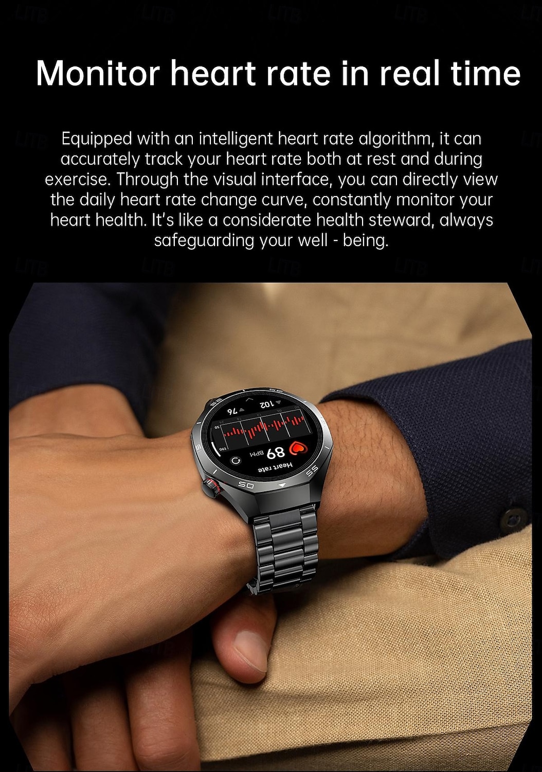 HW95 Smart Watch Men 1.53 inch AMOLED HD Display Sports Health Tracker Waterproof Bluetooth Call Smartwatch 2025 - $39.99 –P8