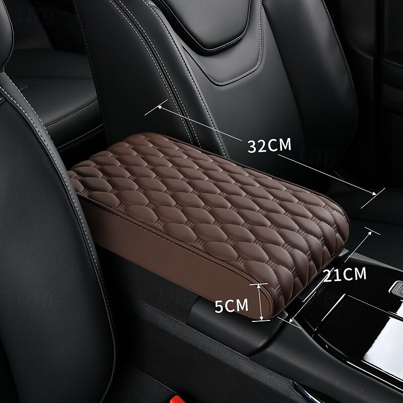 Bracciolo in memory foam per auto, cuscino per console centrale con tasca portaoggetti, porta telefono, scatola per fazzoletti, supporto per gomiti per il comfort di guida del 2025 a $10.99 –P2