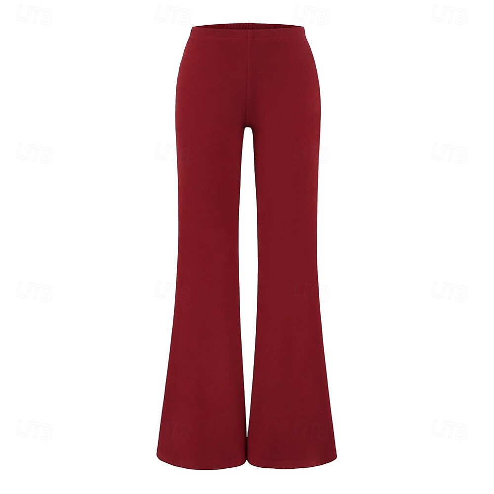 Jungen Mädchen Basic Latein Jazz Tanzhose Stretch Bootcut Hose Modern Ballroom Dancewear 2025 - $26.99 –P7