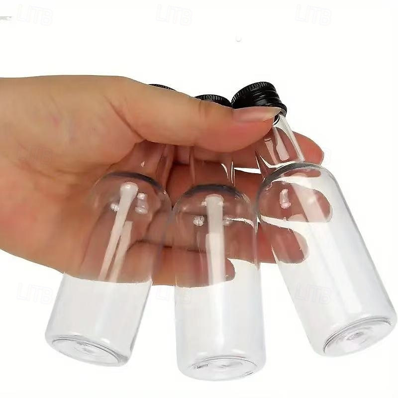 50 Stück Mini-Schnapsflaschen mit Trichter und Deckel, 50 ml/1,7 oz klare Plastikflaschen für Alkohol, Partygeschenke für Hochzeit, Geburtstag, Bierfest, Bar-Events 2026 - $23.99 –P5