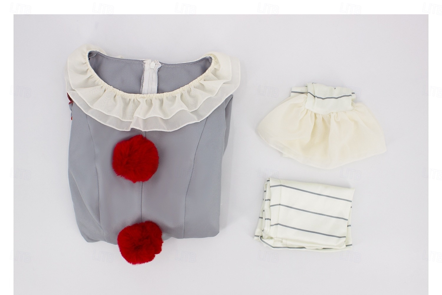 Bohóc Pennywise Halloween Ruhák Jelmez Azt Borzalom Ijesztő jelmez Felnőttek Női Mindszentek napja Farsang Teljesítmény Parti Egyszerű Halloween jelmezek Kiöltözik 2025 - $54.99 –P2