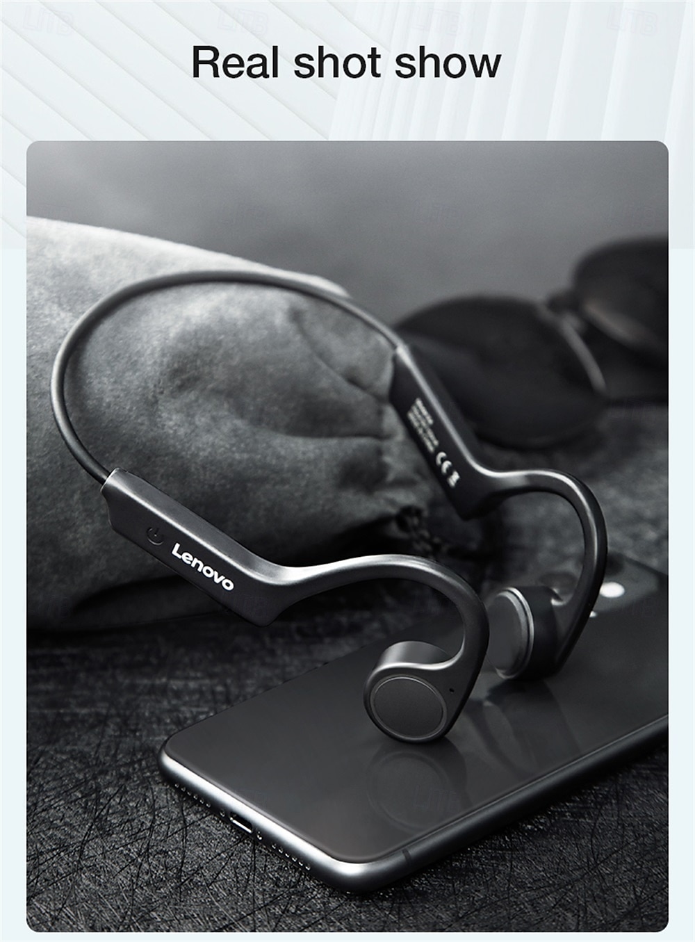 Lenovo X4 Bone Conduction Headphone Bone Conduction Headphones Bluetooth5.0 Ergonomic Design HIFI IPX5 for Apple Samsung Huawei Xiaomi MI Mobile Phone Valentine's Day Gift 2026 - $46.99 –P15
