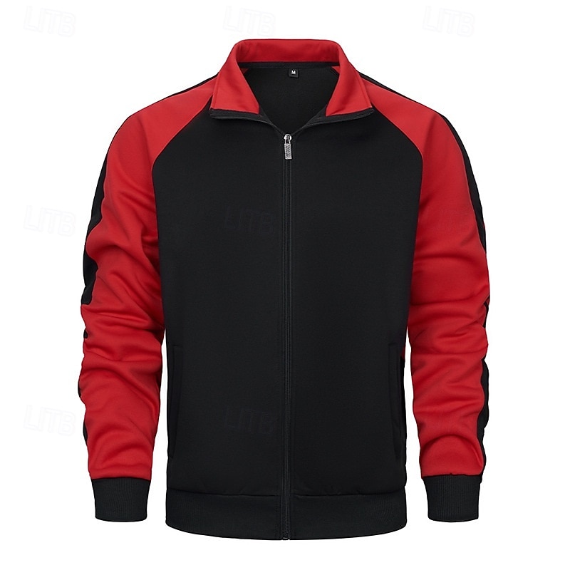 Hombre Sudadera Sudadera con capucha y cremallera completa Negro Verde Ejército Gris Cuello Mao Bloque de color Cerrar Retazos Bloque de Color Deporte Casual Diario Ropa de calle Fresco Ropa deportiva 2026 - $28.99 –P2