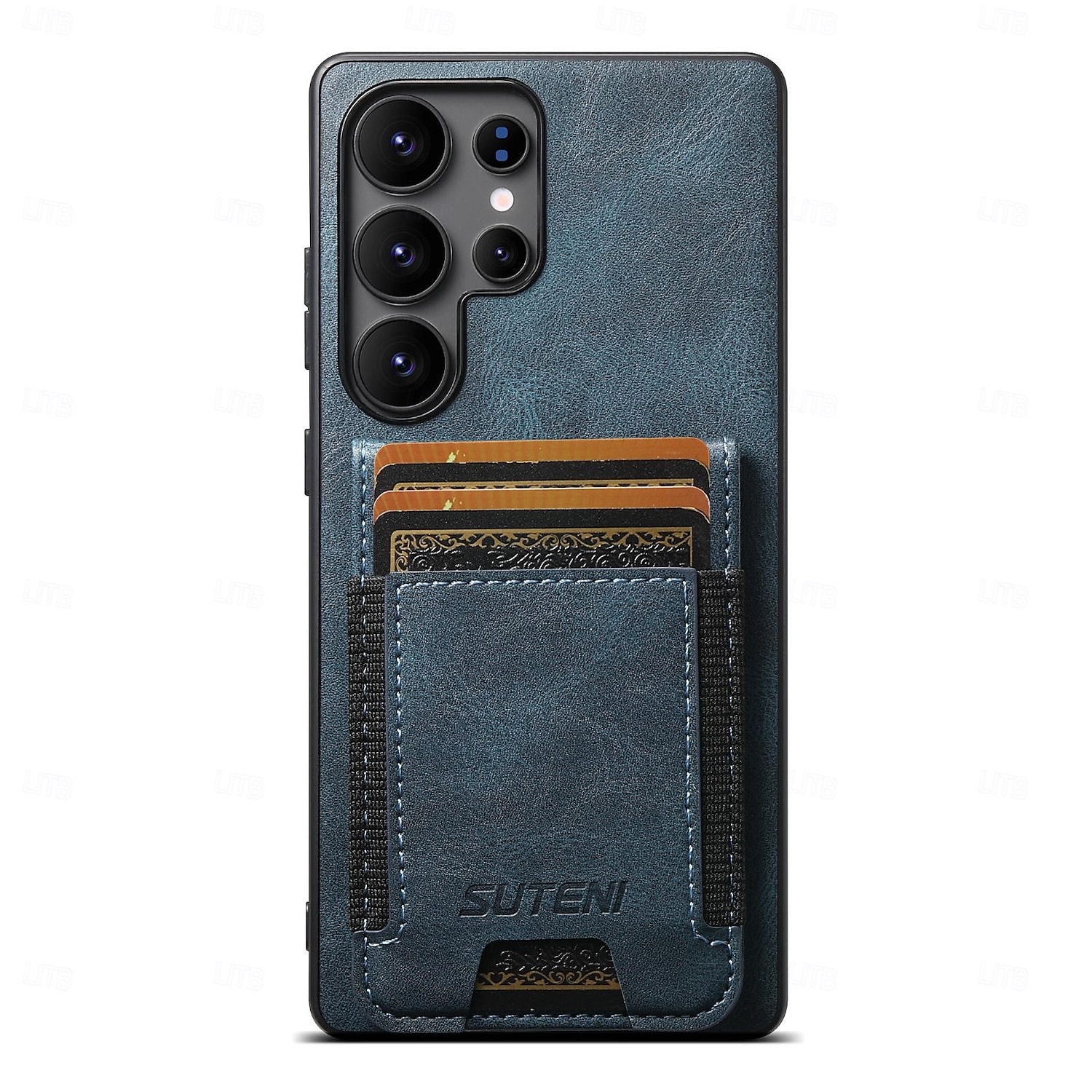 τηλέφωνο tok Για Samsung Galaxy S25 S24 S23 Ultra Plus S22 Plus Ultra Πίσω Κάλυμμα με βάση στήριξης Υποδοχή κάρτας Ανθεκτική σε πτώσεις Ρετρό TPU PU δέρμα 2025 - $22.99 –P1