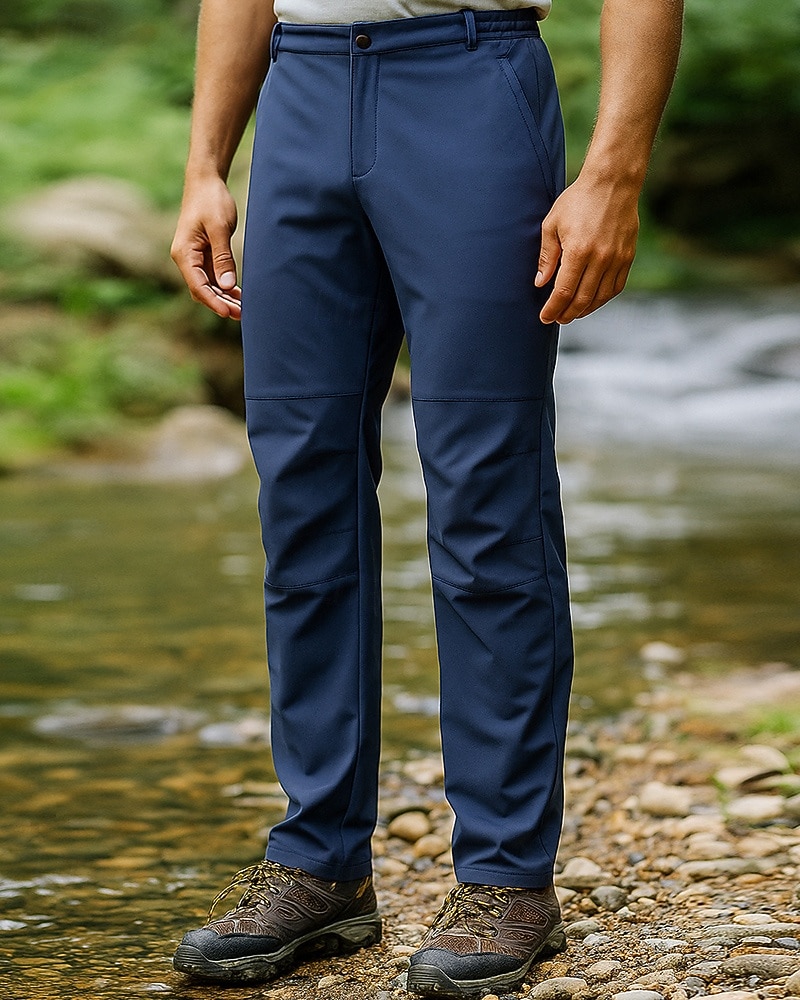Herren Cargohosen Wanderhosen Regenhose zum Wandern Außen Normale Passform Wasserdicht Winddicht Leicht Unterteile Schwarz Armeegrün Camping / Wandern Laufen S M L XL XXL 2025 - $26.99 –P3