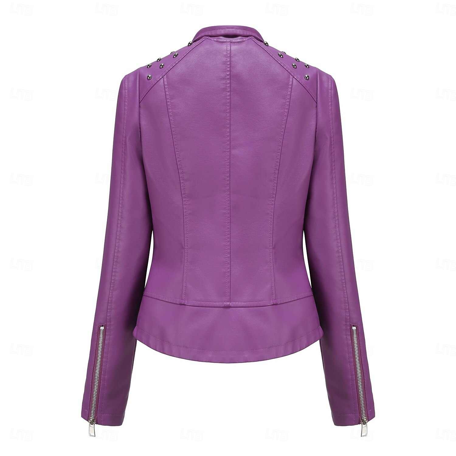 Per donna Giacca in Ecopelle Confortevole Tasca Cerniera completa Moda Stile da Strada Semplice All'aperto Casual Quotidiano Regolare Collo alla coreana Vestibilità regolare Manica Lunga Capispalla del 2025 a $44.99 –P19