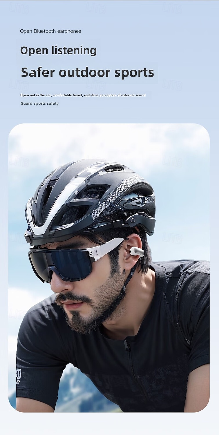 Bluetooth-oordopjes Echte draadloze oordopjes met OpenAudio voor bewustwording Clip-on-ontwerp voor comfort Meeslepende audio Tot 48 uur speeltijd 2025 - $22.99 –P10
