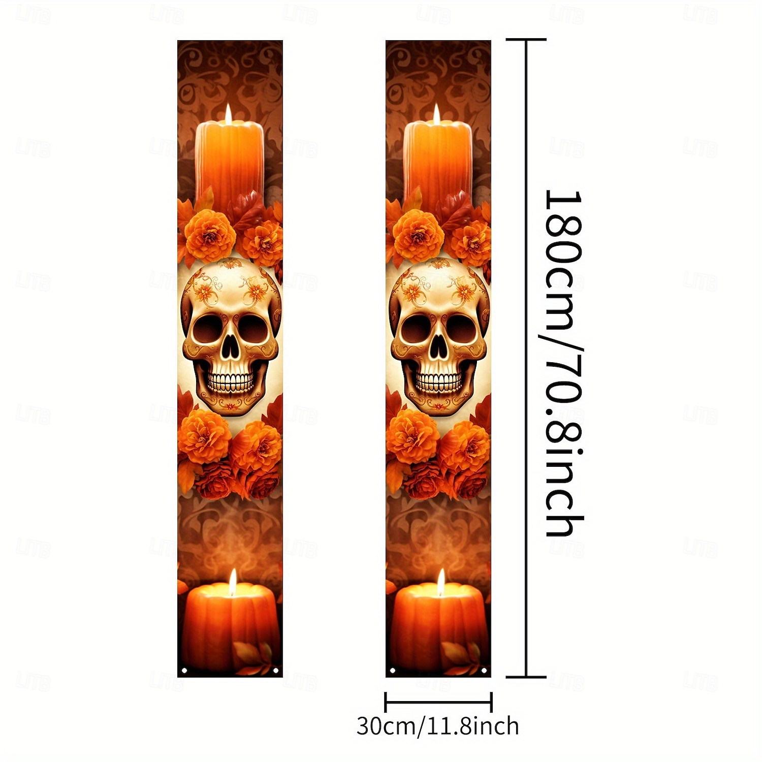 Halloween Fan Flag Bunting Outdoor Flag for Outdoor Halloween Yard Fence Hanging Spooky Pumpkin Banner Flag Table Decor Fall Room Decor Aesthetic Halloween Birthday Party Decor 2025 - $9.49 –P1