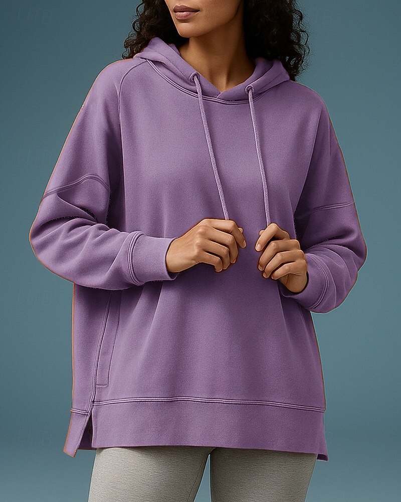 Mujer Tops casuales Sudadera con capucha Sudaderas Bolsillo Manga Larga Camiseta Ropa Deportiva Color sólido Protección Solar Resistente al Viento Senderismo Rutina de ejercicio De Deporte Ropa de 2025 - $34.99 –P10
