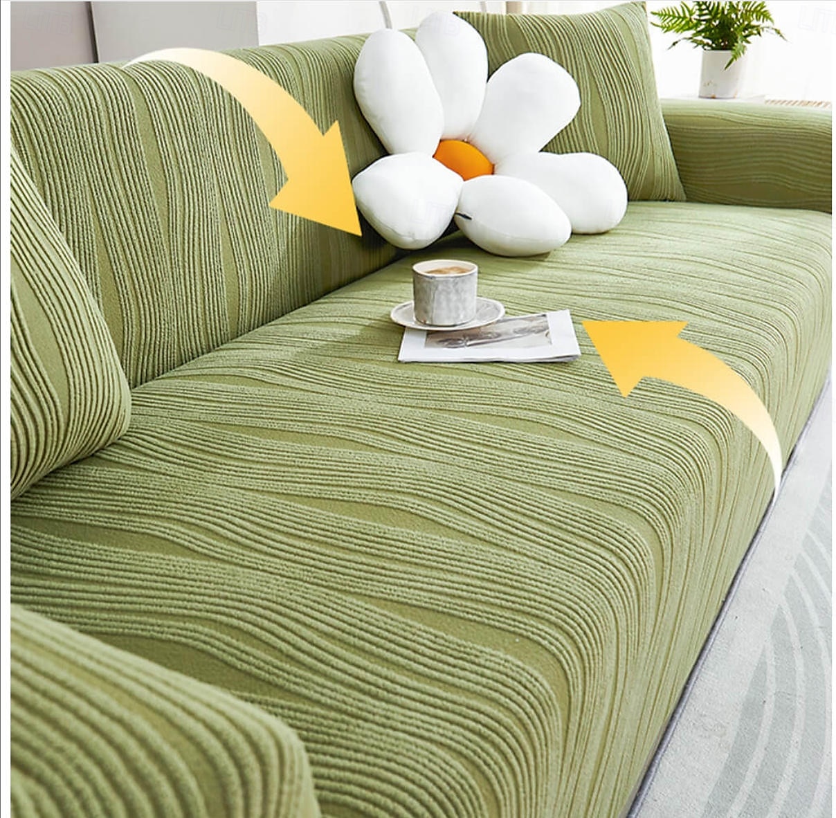 Copridivano elasticizzato jacquard per cani, copridivano antigraffio, adatto agli animali domestici del 2025 a $54.99 –P7