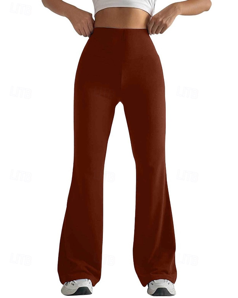 Per donna Gamba larga Pantaloni Eleganti Streetwear Casual Lunghezza intera Naturale Semplice Elastico in vita Confortevole Streetwear Ferie Abbigliamento quotidiano Magenta Grigio Nero Bianco Autunno del 2025 a $17.99 –P8