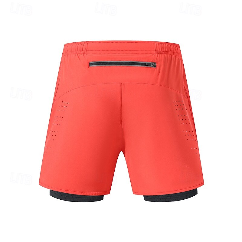 Men's Running Shorts Military Outdoor Regular Fit Quick Dry Shorts Elastic Waist Drawstring Black White Hunting Climbing Camping / Hiking / Caving S M L XL XXL 2025 - $16.49 –P5