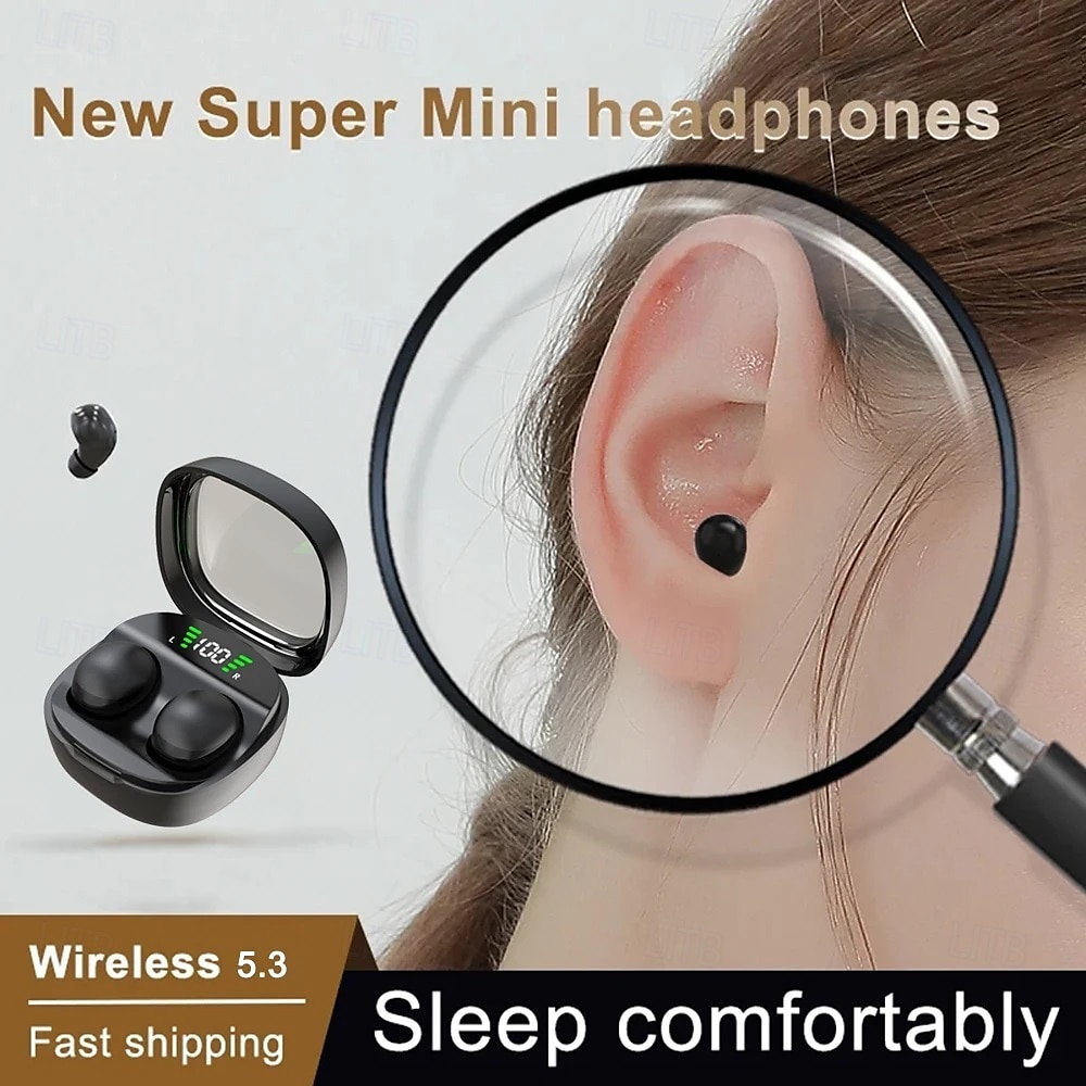 696 MINI01 Fone de ouvido sem fio True TWS No ouvido Bluetooth 5.3 Estéreo O som ao Redor Microfone Embutido para Apple Samsung Huawei Xiaomi MI Treino de Ginástica Esqui Acampar e Caminhar Negócios de 2025 por $19.99 –P4