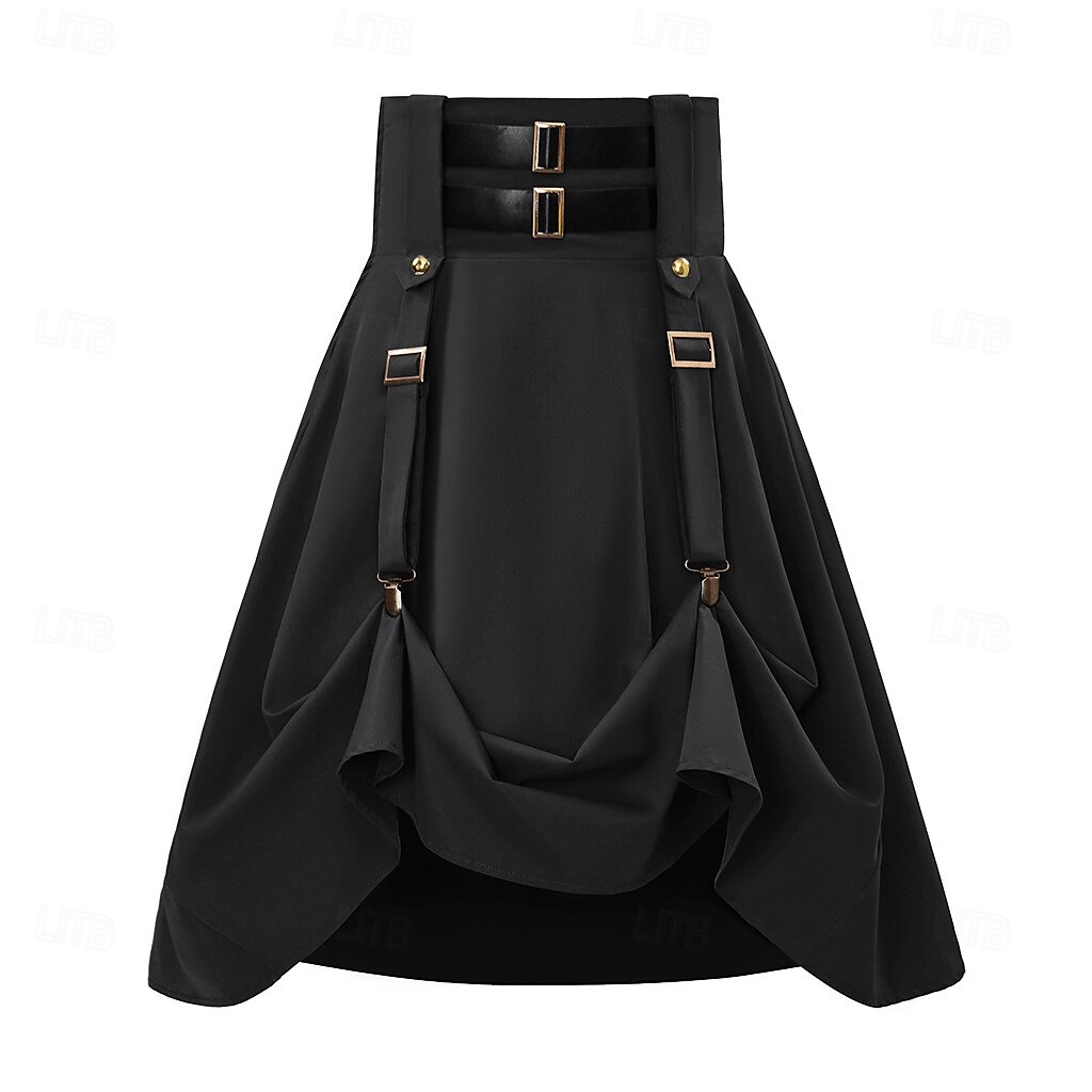 Retro / vintage Medieval Renascentist Lung Fustă Pentru femei Halloween Mascaradă Tematica Târgul Renașterii Festival Adulți Fustă 2025 - $72.99 –P17