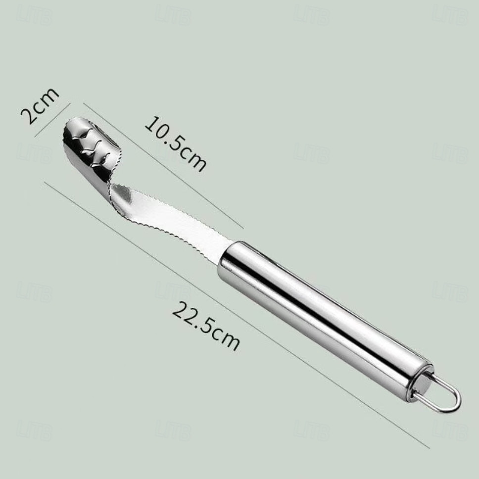 Extractor de semillas de pimiento, 2 unidades, herramienta extractora de corazón de chile de acero inoxidable para pimientos morrones, melón amargo y pimientos verdes, utensilio de cocina fácil para 2025 - $6.99 –P7