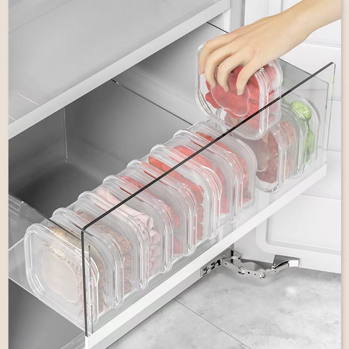 10pcs Airtight Food Storage Containers with Lids, Microwave and Refrigerator Safe Sealed Meal Prep Boxes for Kitchen and Home Organization 2025 - $14.99 –P7