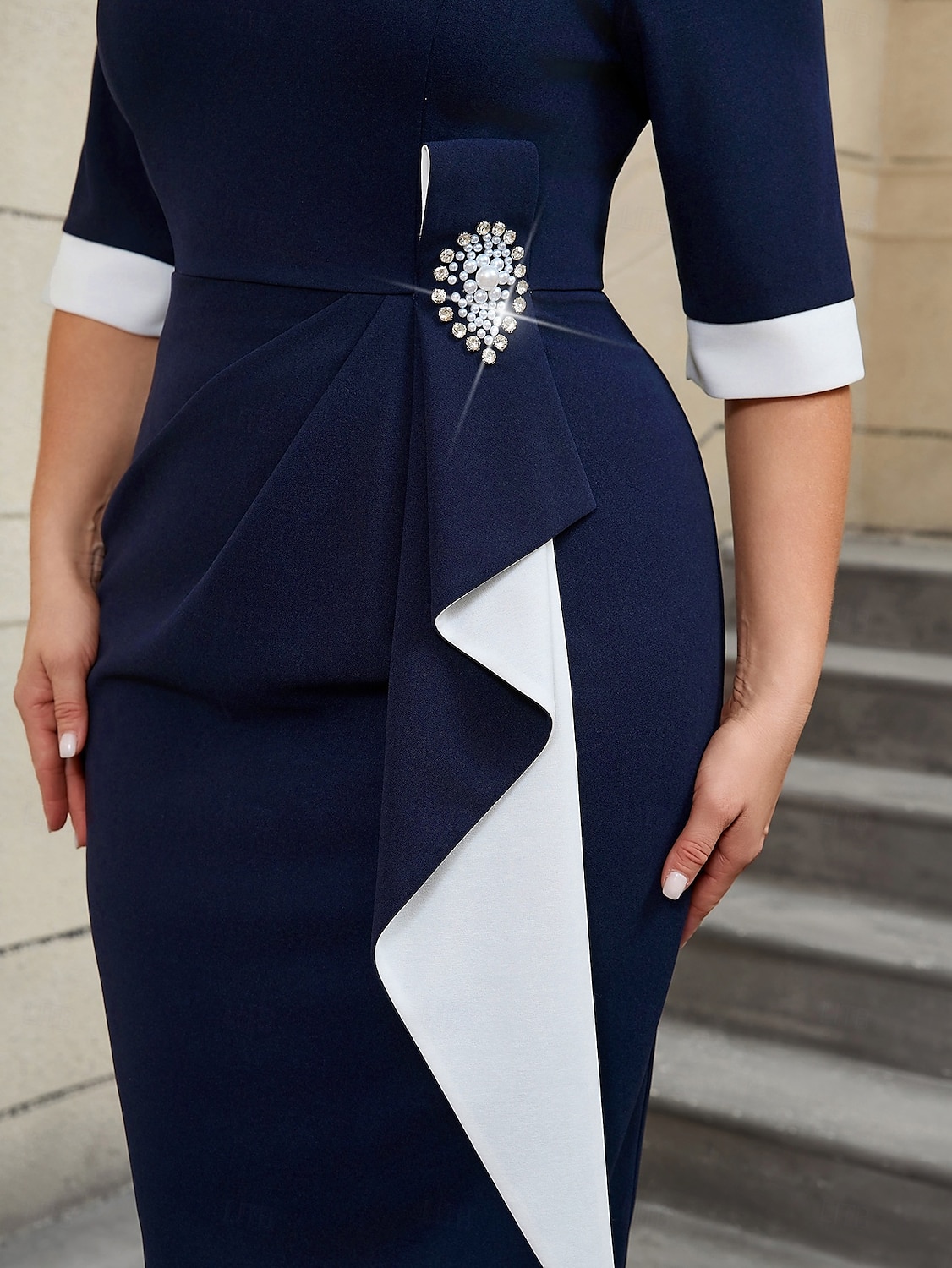 Retro Vintage 1950s 1960s Midi Pencil Dress Plus Size Fancy Dress Women's Formal Office / Career Party & Evening Adults Dress Spring & Summer 2026 - $47.99 –P11