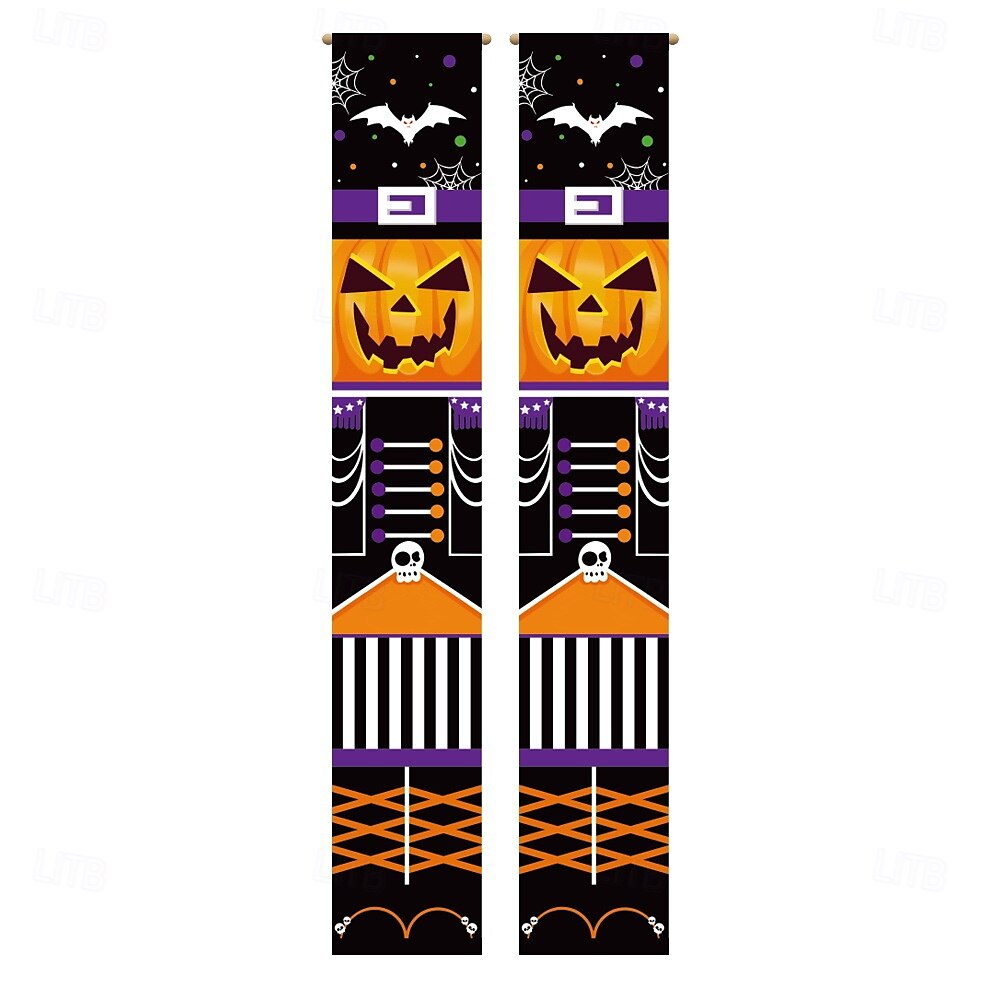 Σημαία με βεντάλια για το Halloween, εξωτερική σημαία για εξωτερικούς χώρους, φράχτης αυλής για το Halloween, κρεμαστός τρομακτικός φράχτης κολοκύθας, σημαία, διακόσμηση τραπεζιού, φθινοπωρινή διακόσμηση δωματίου, αισθητική, διακόσμηση πάρτι γενεθλίων για 2025 - $10.49 –P10