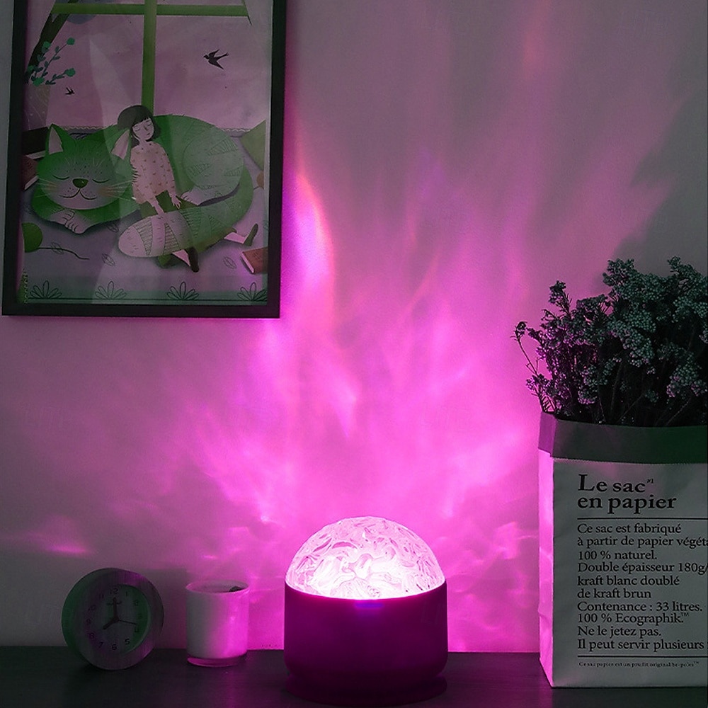 Pohjoinen 3D Projektorivalo Lahja Revontuli Yövalo Projektori 16 Väriä Galaksi Lamppu Meriaallot Katto Projektori Tunnelmallinen Valaistus Makuuhuoneen Juhliin Lasten Huoneen Taaperotytölle Lahjaksi 2026 - $16.99 –P4