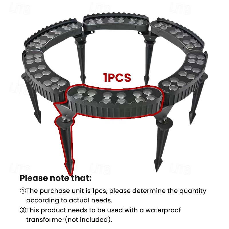 1 buc lampă de îmbrățișare a copacilor - iluminat peisagistic de grădină de 12w - iluminat peisagistic de grădină, lumini LED de sol pentru exterior, lumină impermeabilă de îmbrățișare a copacilor pentru curte, terasă 2025 - $17.99 –P1
