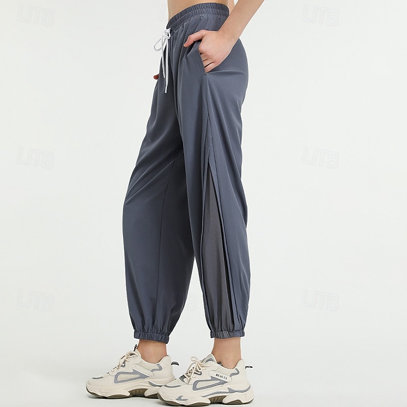 Mujer pantalones deportivos Pantalones cargo para exteriores Con bolsillos Alta cintura Gimnasio Voleibol Rutina de ejercicio Prendas de abajo Color sólido Negro Rosa Gris Deportes Ropa de Deporte 2025 - $23.99 –P5