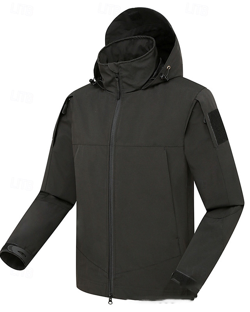 Hombre Cortavientos Chaqueta Chaqueta Softshell Al aire libre Impermeable Resistente al Viento Trajes de senderismo Ropa de senderismo Primavera Otoño Camiseta Caza Camping / Senderismo 2025 - $36.99 –P5