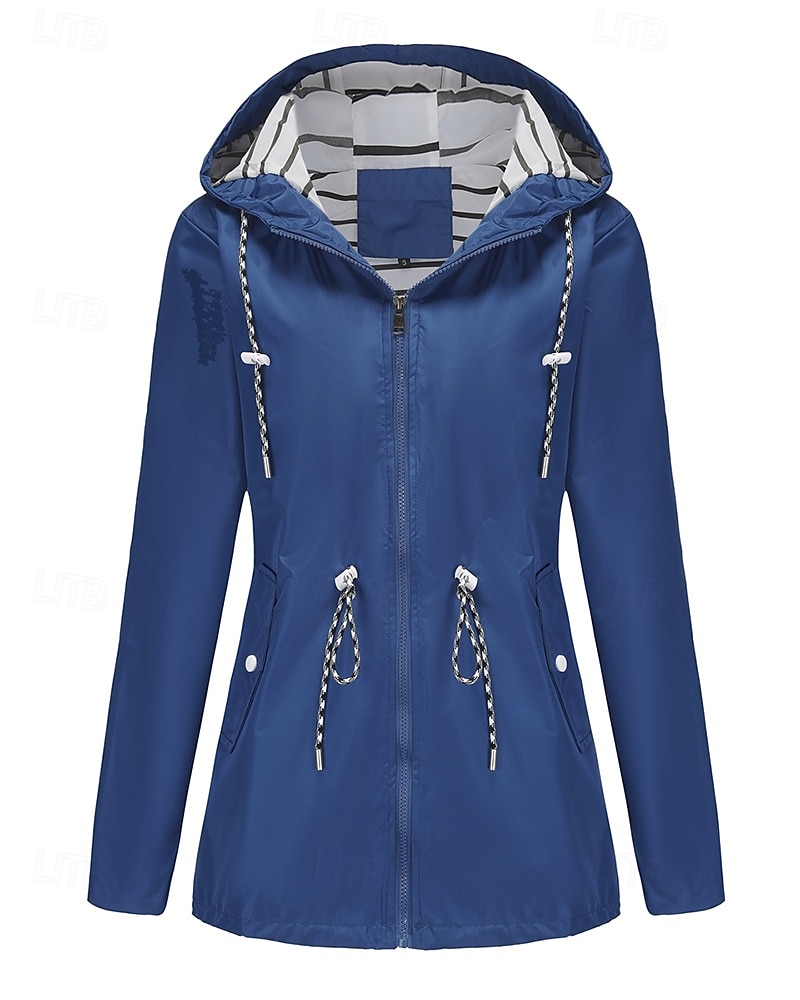 Women's Windbreaker Softshell Jacket Hiking Jacket Outdoor Waterproof Windproof Hiking Outfits Hiking Clothes Spring Autumn / Fall Top Camping / Hiking / Caving Running Black Yellow Pink 2025 - $34.99 –P10