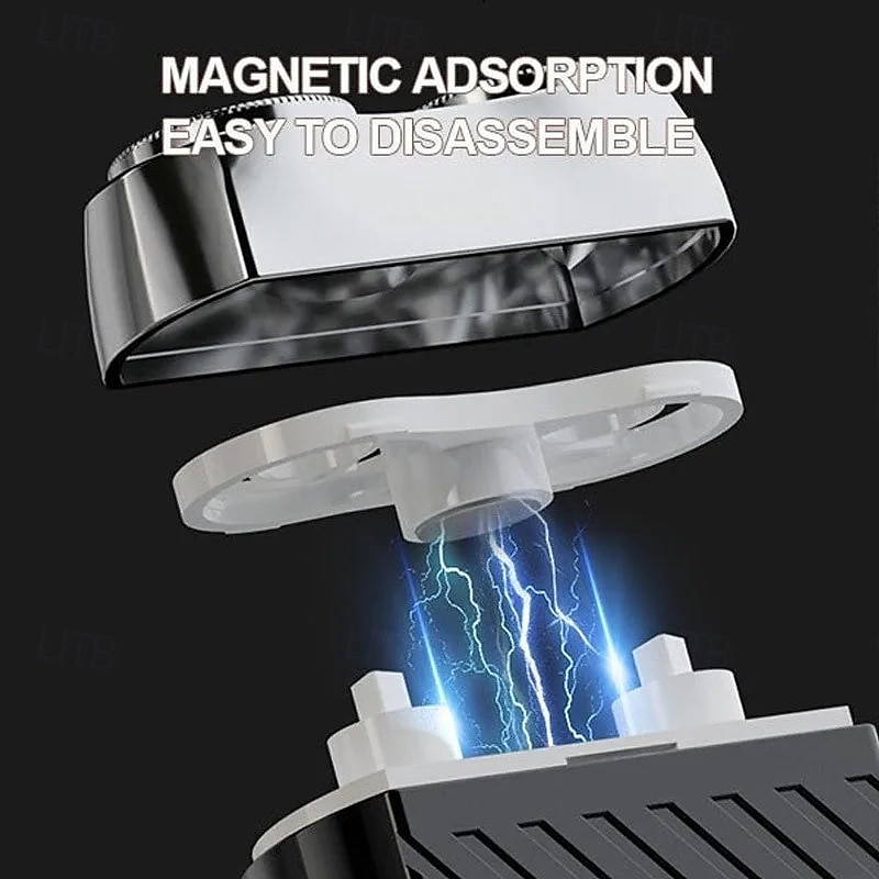 Waterproof Portable USB Men's Shaver Dual-Head Magnetic Mini Electric Razor Compact Beard Trimmer for Men Rechargeable USB Charging Travel Friendly Shaving Device 2025 - $20.99 –P6