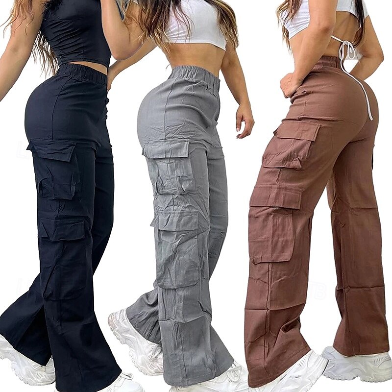 Dámské Kargo kalhoty Dağcı Pantolonu Venkovní Běžný Voděodolný Spodní část oděvu Kapsy Elastický pas Černá Kávová Outdoor a turistika Běh S M L XL 2025 - $25.99 –P1